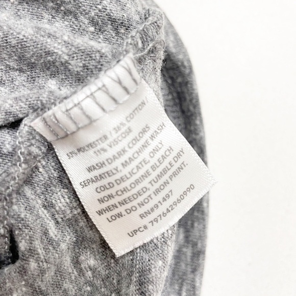 Modern Canvas Good Vibes gray short sleeve t-shirt - Picture 4 of 5